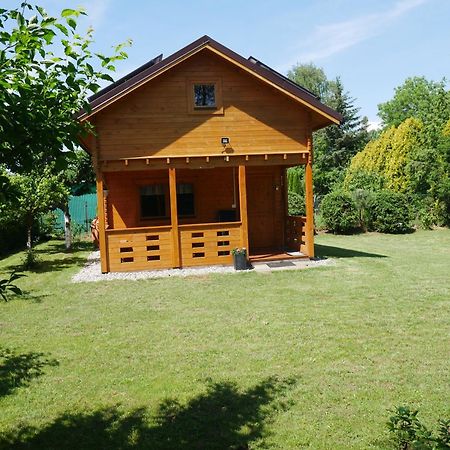 Domek Letniskowy Drewniany Nad Jeziorem Strzeszowskim Nowy Exterior foto